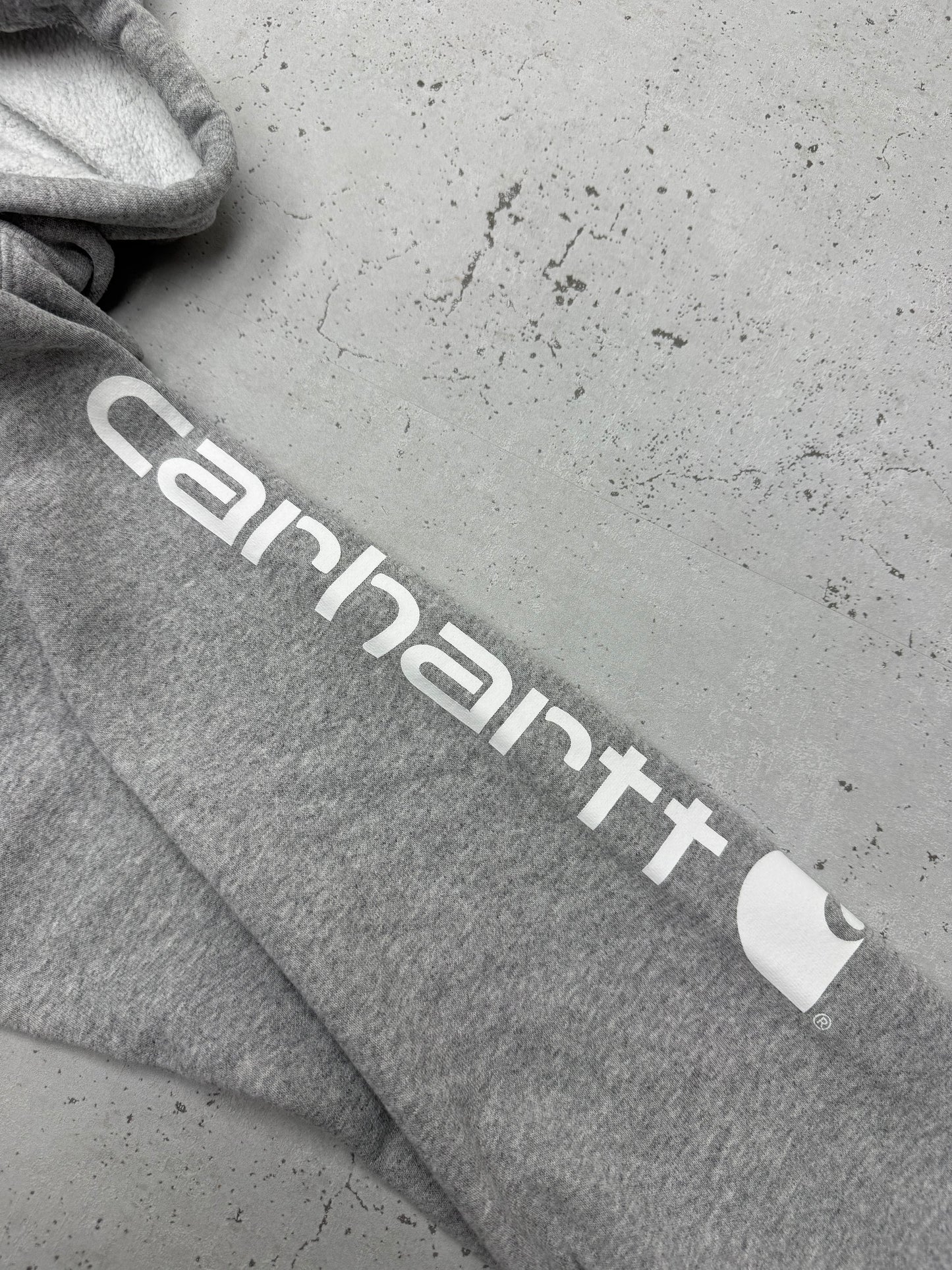 Carhartt vintage Hoodie oversized Fit Pullover Streetwear grau L