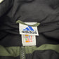 Adidas vintage Trackjacket Windbreaker Jacke big Logo grün schwarz XL