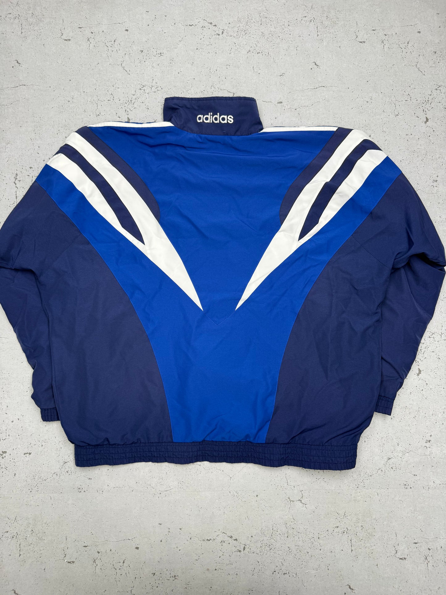 Adidas vintage Trackjacket Windbreaker Jacke blau XL