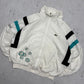 Lacoste vintage Trackjacket Windbreaker Flowers Jacke weiß M