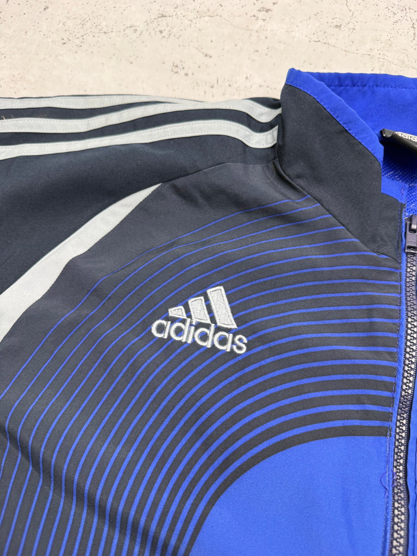 Adidas vintage Trackjacket Windbreaker Jacke sportlich Fußball L