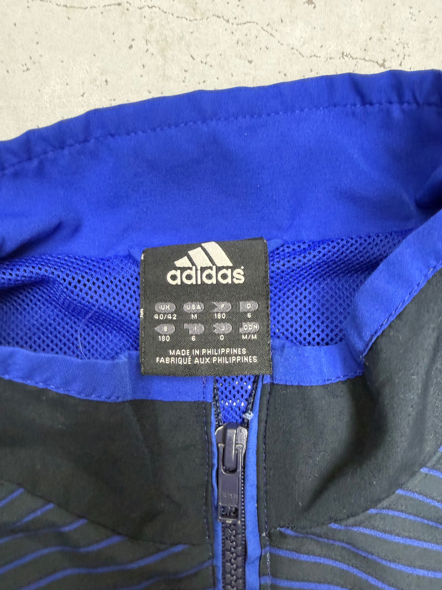 Adidas vintage Trackjacket Windbreaker Jacke sportlich Fußball L
