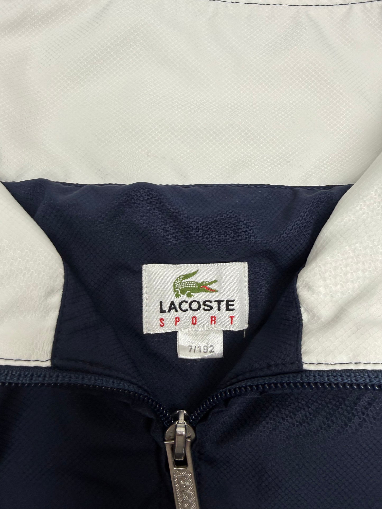 Lacoste vintage Windbreaker Trackjacket Jacke blau XL