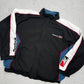 Reebok vintage big Logo Trackjacket Windbreaker Jacke schwarz XL