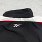Reebok vintage big Logo Trackjacket Windbreaker Jacke schwarz XL