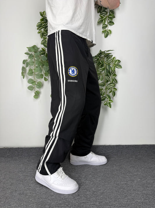 Adidas vintage Trackpants Jogginghose Jogger baggy Fit Streetwear schwarz M