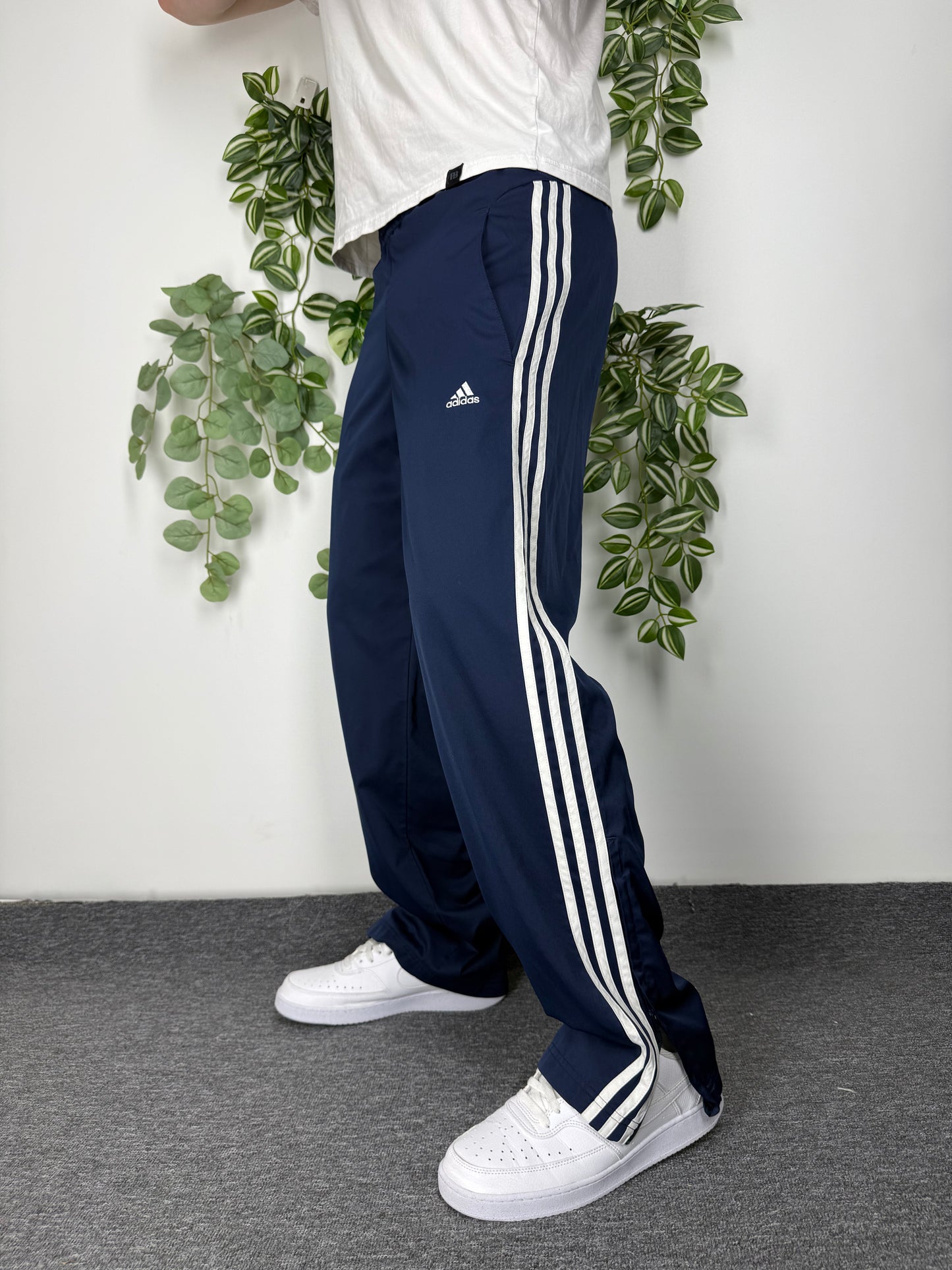 Adidas vintage Trackpants Jogginghose Jogger baggy Fit Streetwear blau S