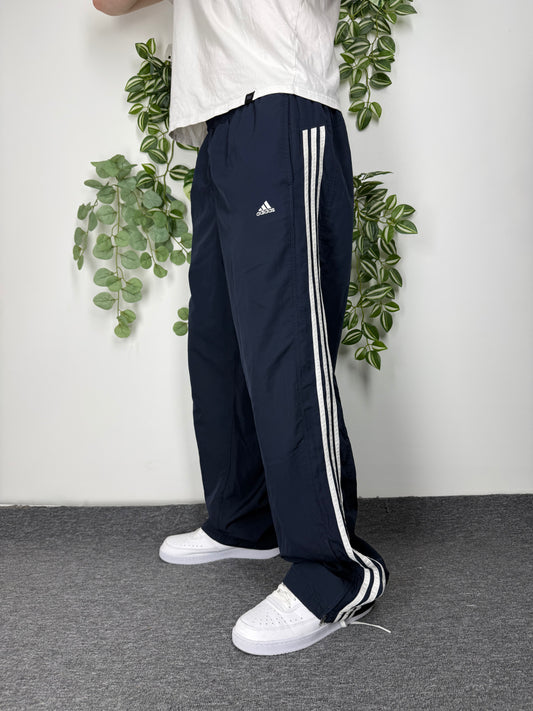 Adidas vintage Trackpants Jogginghose Jogger baggy Fit Streetwear blau XL