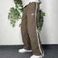 Nike vintage Trackpants Jogginghose Jogger baggy Fit Streetwear braun S