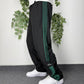 Adidas vintage Trackpants Jogginghose Jogger baggy Fit Streetwear schwarz L