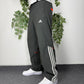 Adidas vintage Trackpants Jogginghose Jogger baggy Fit Streetwear grau M