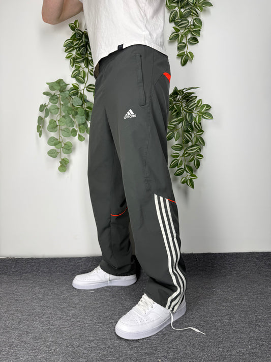 Adidas vintage Trackpants Jogginghose Jogger baggy Fit Streetwear grau M