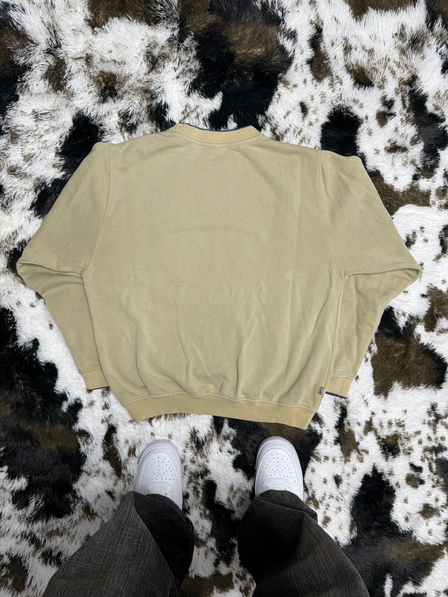 Nike vintage Big Logo Swoosh embroidered Sweatshirt Sweater S