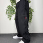 Nike vintage Trackpants Jogger Jogginghose streetwear baggy Fit schwarz XL