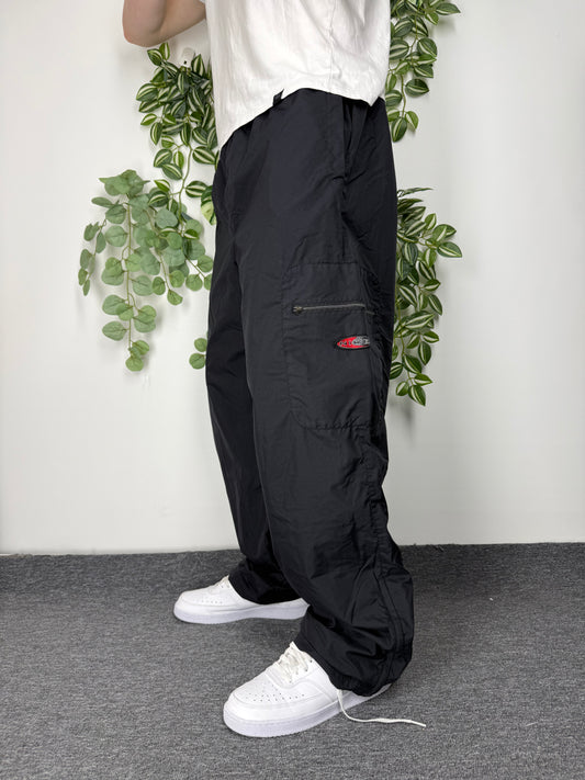 Nike vintage Trackpants Jogger Jogginghose streetwear baggy Fit schwarz XL