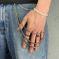 "Urban Edge" - Stylische Hosenkette mit dreifachem Kettendesign für Jeans & Streetwear