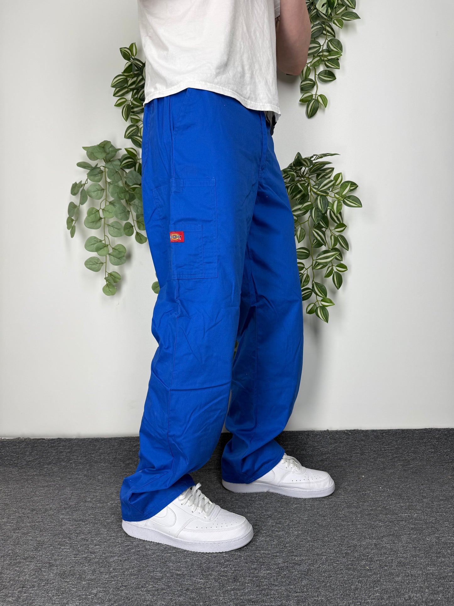 Dickies vintage Pants workwear Hose baggy Fit blau M