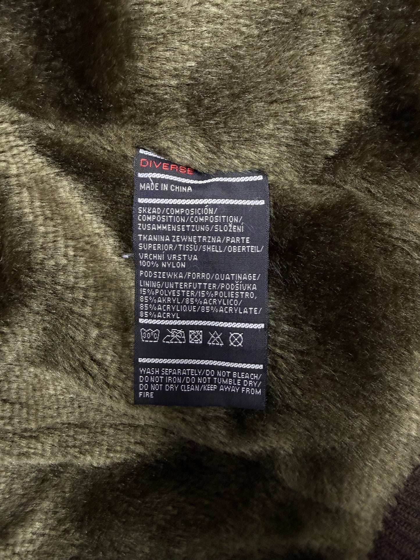 Vintage Y2K Winterjacke Japan Style Streetwear Utility Jacket gefüttert kuschelig XL