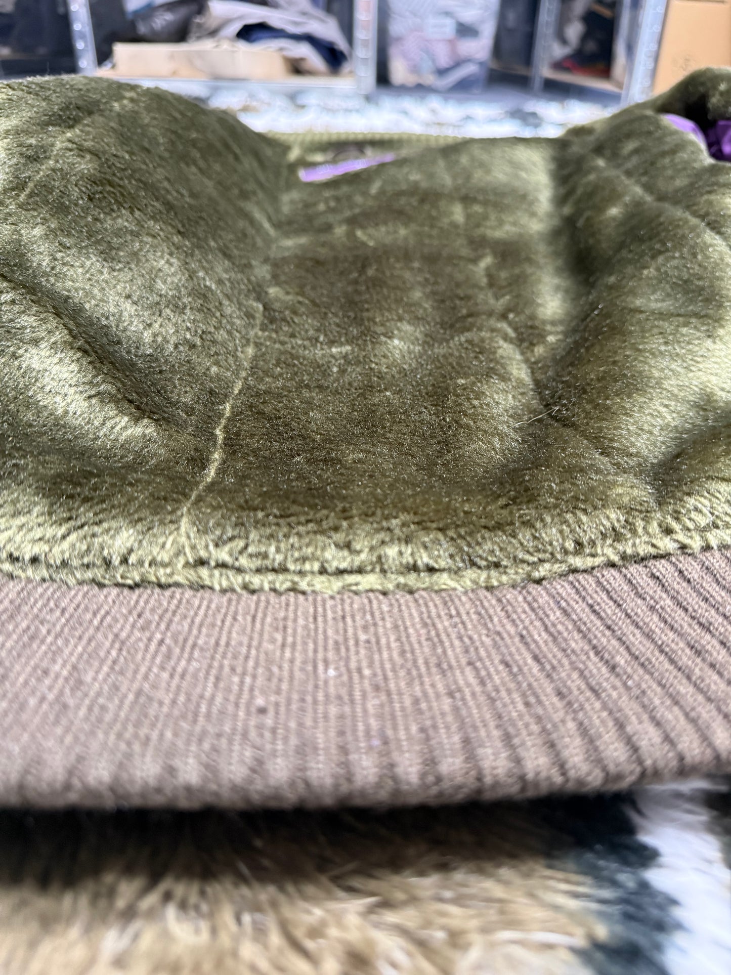 Vintage Y2K Winterjacke Japan Style Streetwear Utility Jacket gefüttert kuschelig XL