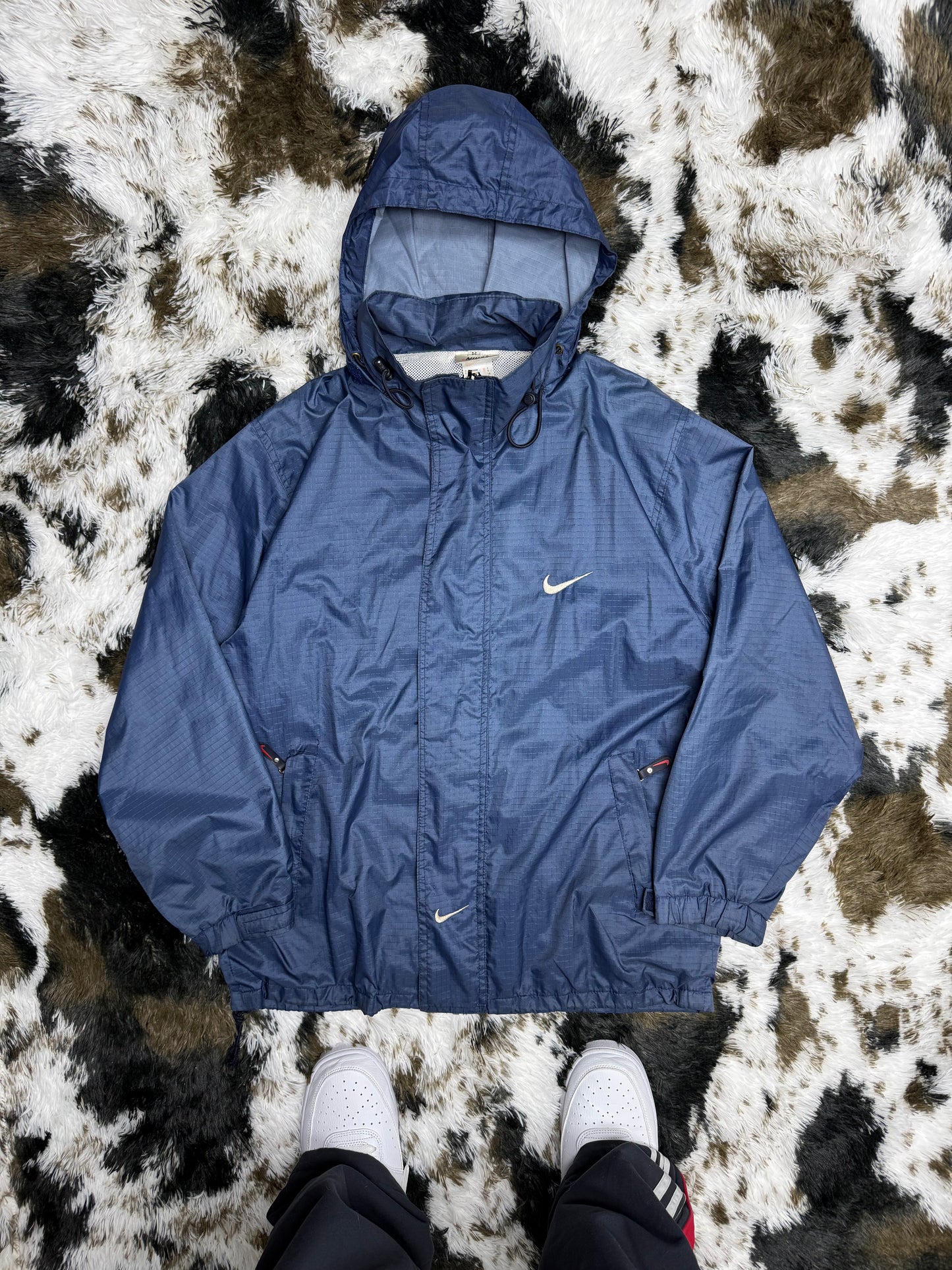 Nike vintage Big Logo embroidered Spellout Windbreaker Trackjacket Jacke S