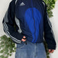 Adidas vintage Trackjacket Windbreaker Jacke sportlich Fußball L