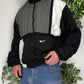 Nike vintage big Logo Trackjacket Windbreaker Jacke schwarz M