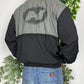 Nike vintage big Logo Trackjacket Windbreaker Jacke schwarz M