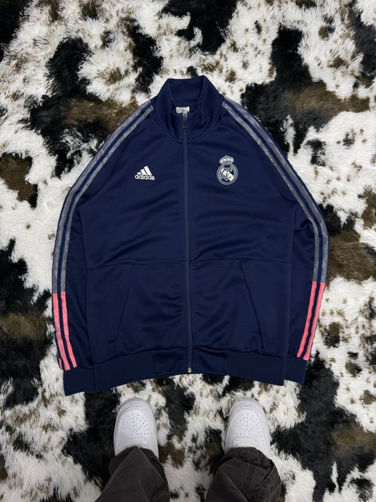 Adidas x Real Madrid Anthem 20/21 Trainingsjacke Zipper Sportjacke M