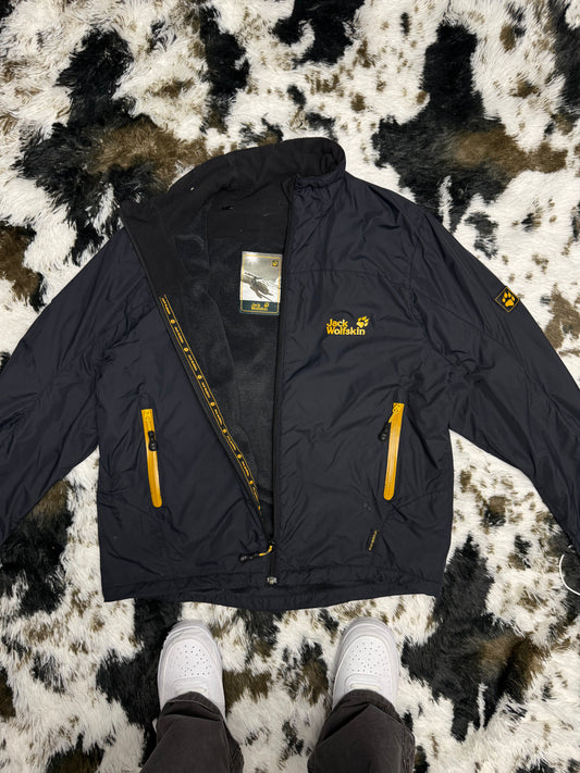 Jack Wolfskin Stormlock Recco Rescue System Jacke Windbreaker Fleece M