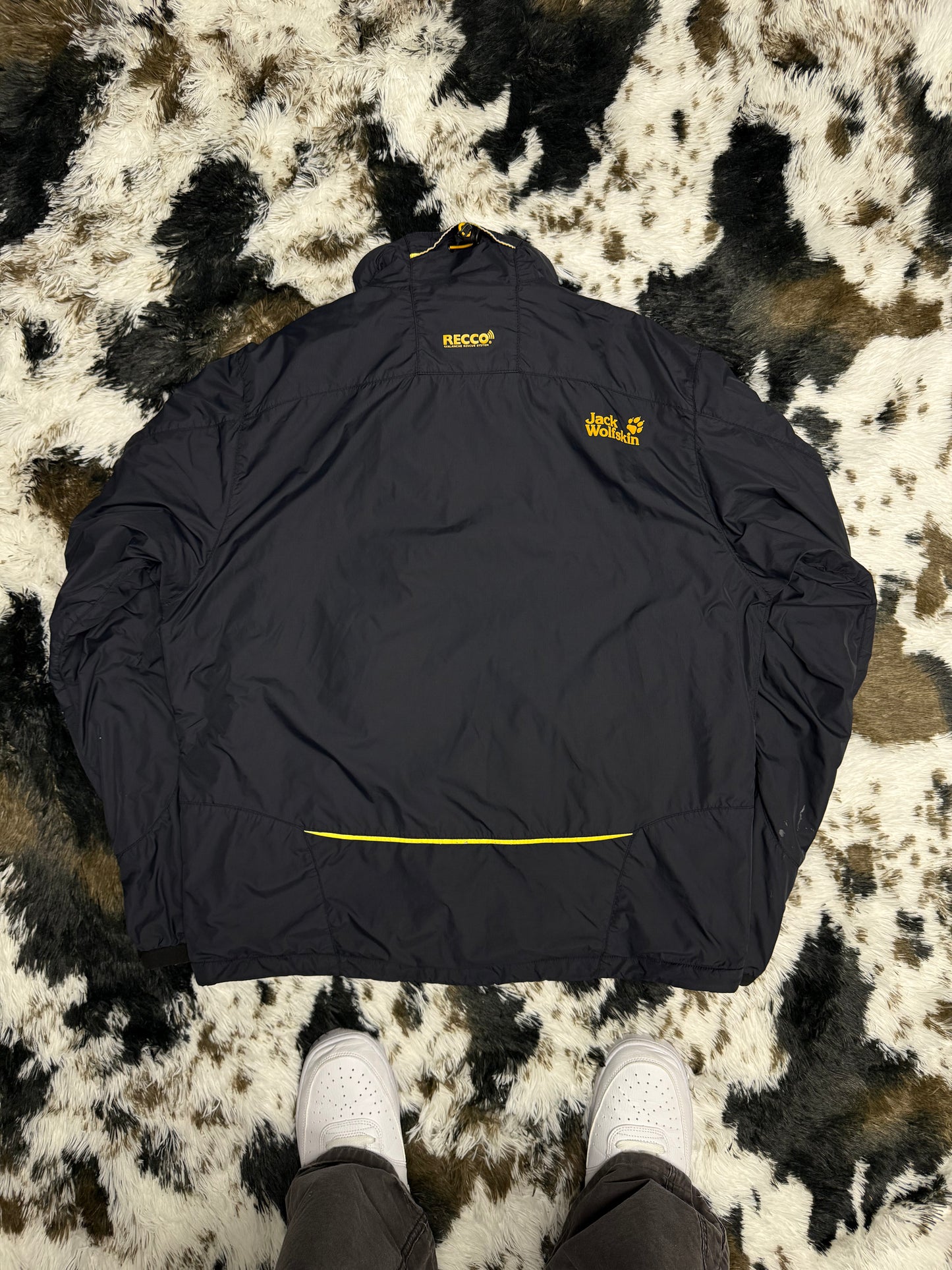 Jack Wolfskin Stormlock Recco Rescue System Jacke Windbreaker Fleece M