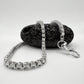 “Diamond Shine” Hochwertige Silber-Hosenkette Kristalle Premium Streetstyle Y2K Iced Out