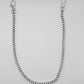 “Diamond Shine” Hochwertige Silber-Hosenkette Kristalle Premium Streetstyle Y2K Iced Out