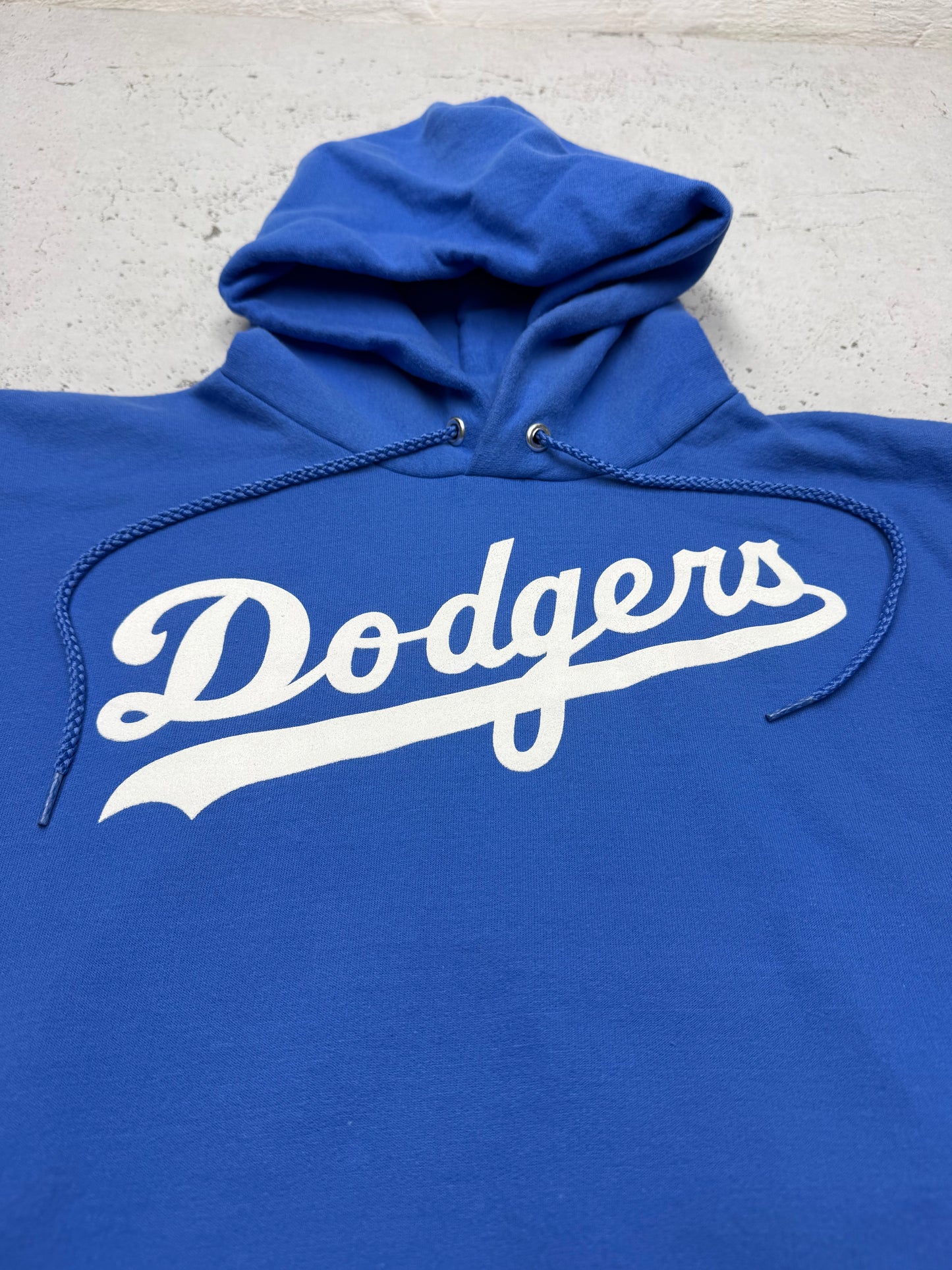 Port & Company vintage Los Angeles Dodgers MLB Hoodie blau XS