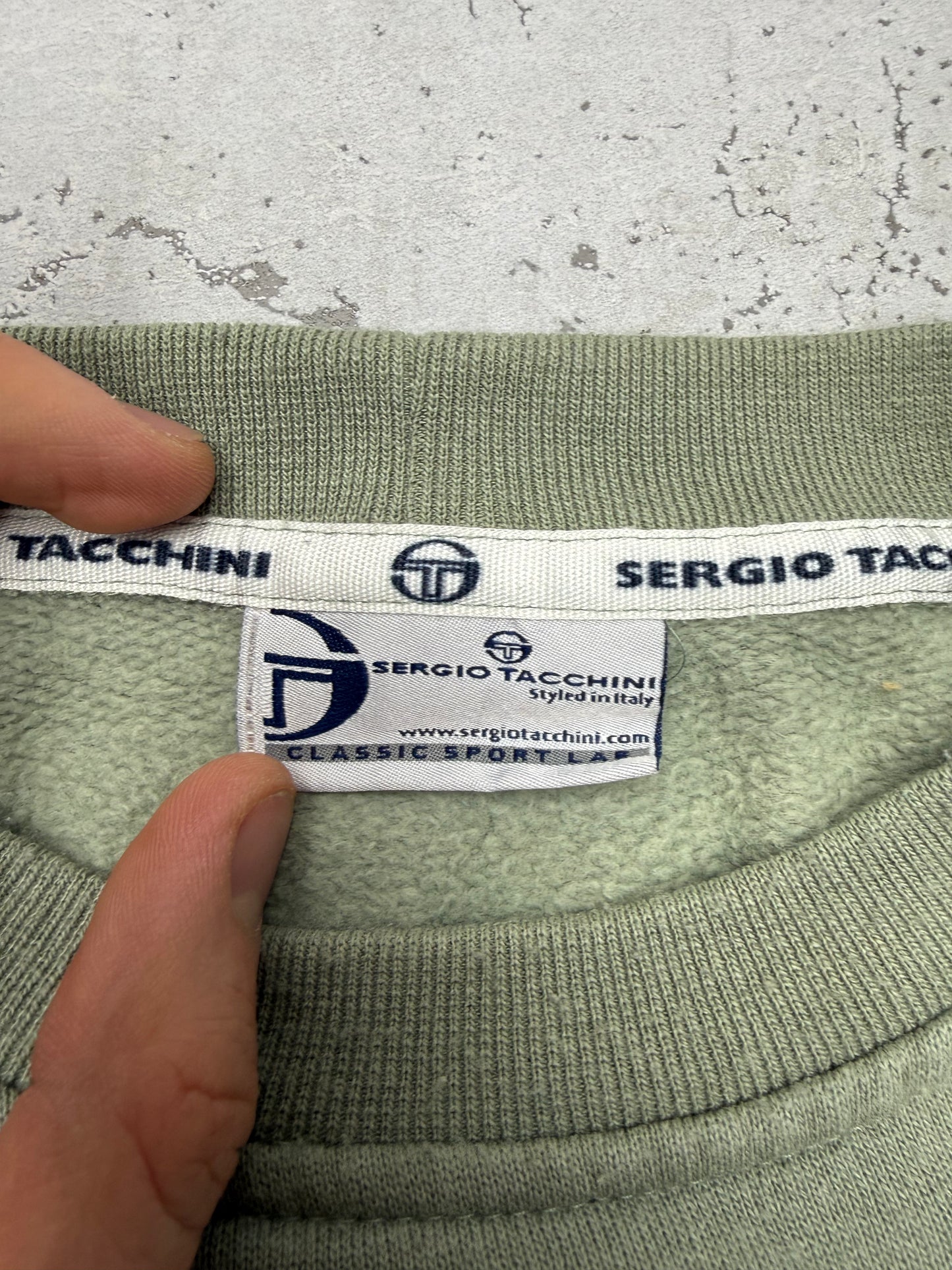 Sergio Tacchini vintage Sweatshirt grün S