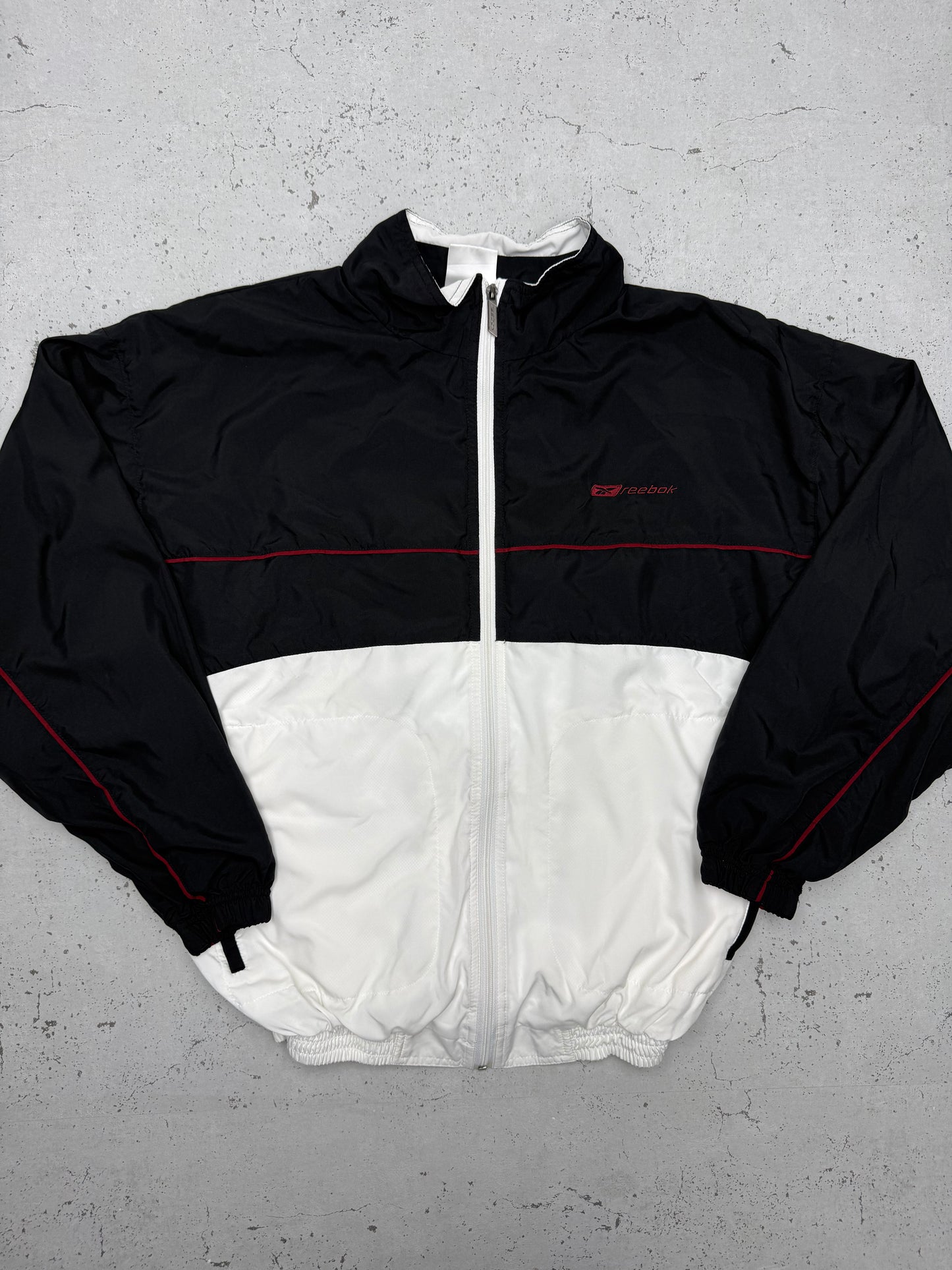 Reebok vintage Trainingsjacke Windbreaker schwarz M