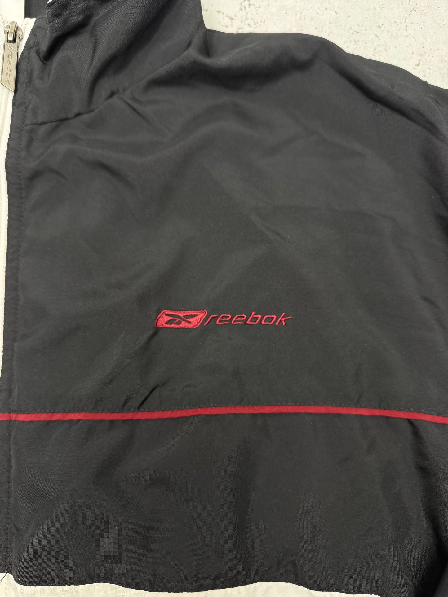 Reebok vintage Trainingsjacke Windbreaker schwarz M