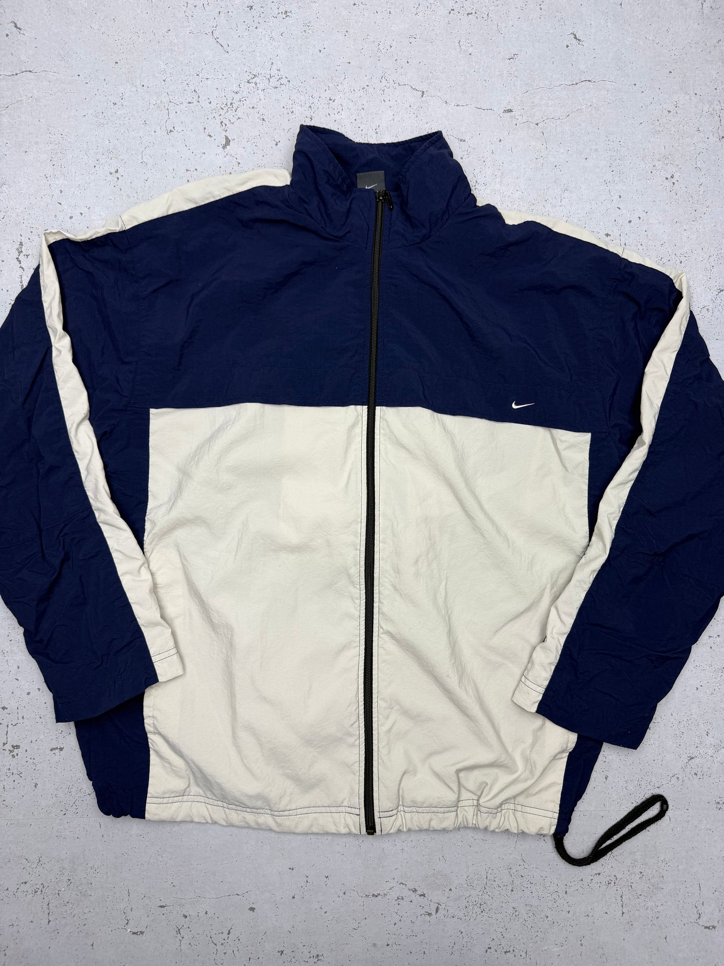 Nike vintage Trainingsjacke Windbreaker blau oversized L