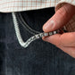 “Diamond Shine” Hochwertige Silber-Hosenkette Kristalle Premium Streetstyle Y2K Iced Out