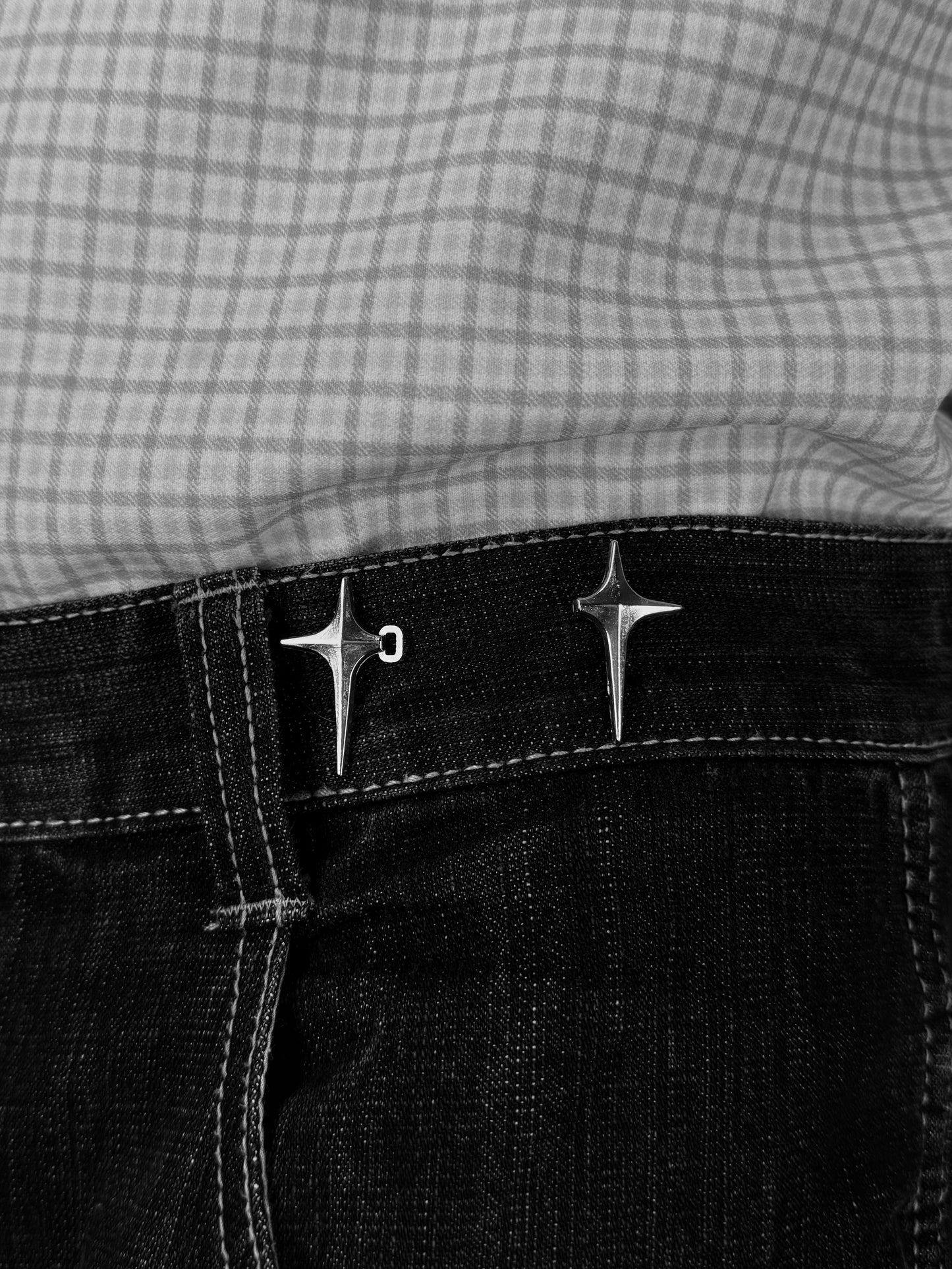StarHold Clips – 4er Set – Jeans & Jacken enger machen / croppen