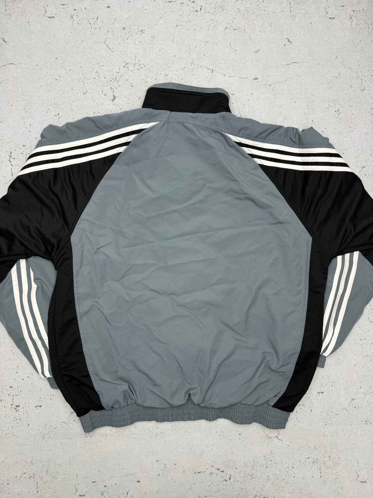 adidas vintage Trainingsjacke Windbreaker grau L