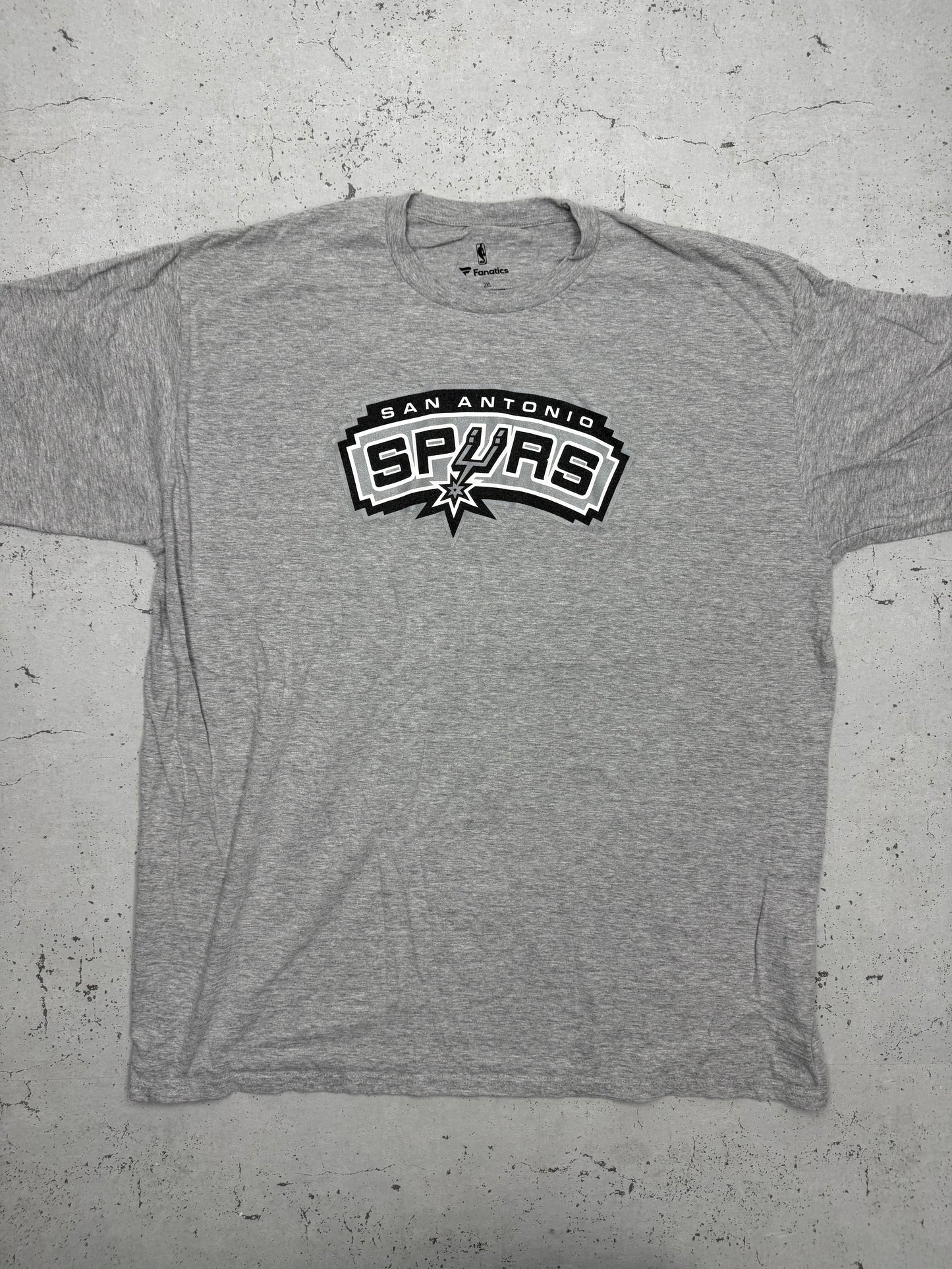 Fanatics vintage San Antonio Spurs NBA Basketball T-Shirt grau 2XL