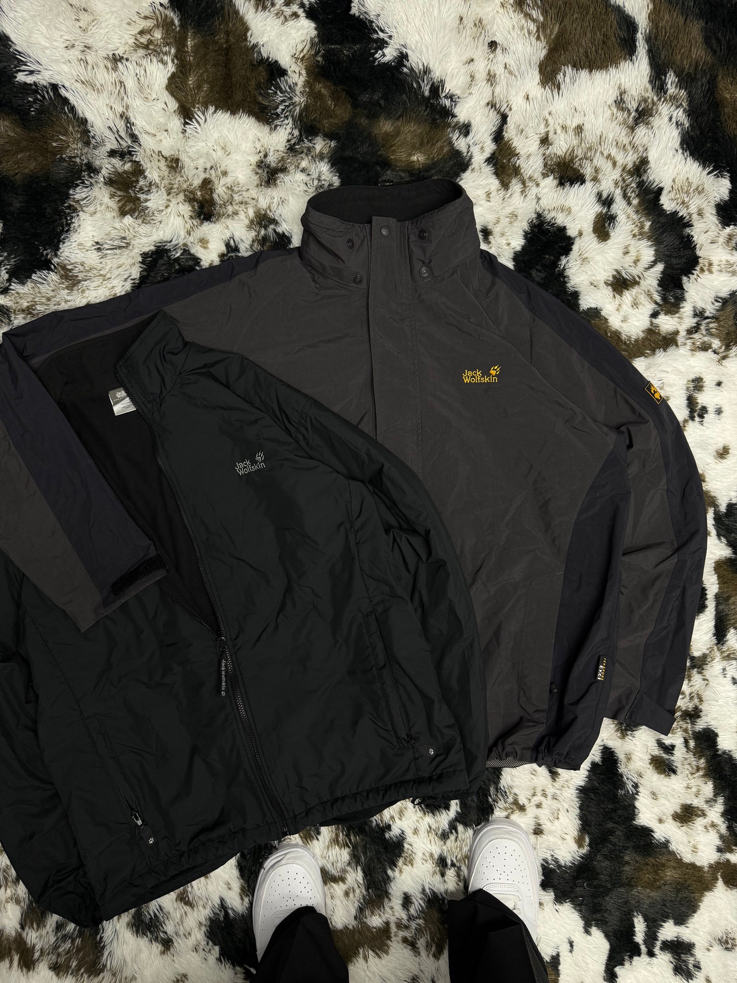 Jack Wolfskin Texapore 3in1 Doppeljacke Allwetter Jacke Fleece XL