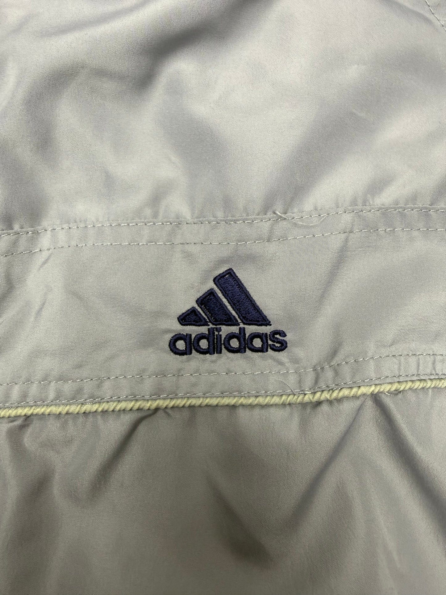 adidas vintage Trainingsjacke Windbreaker grau XL