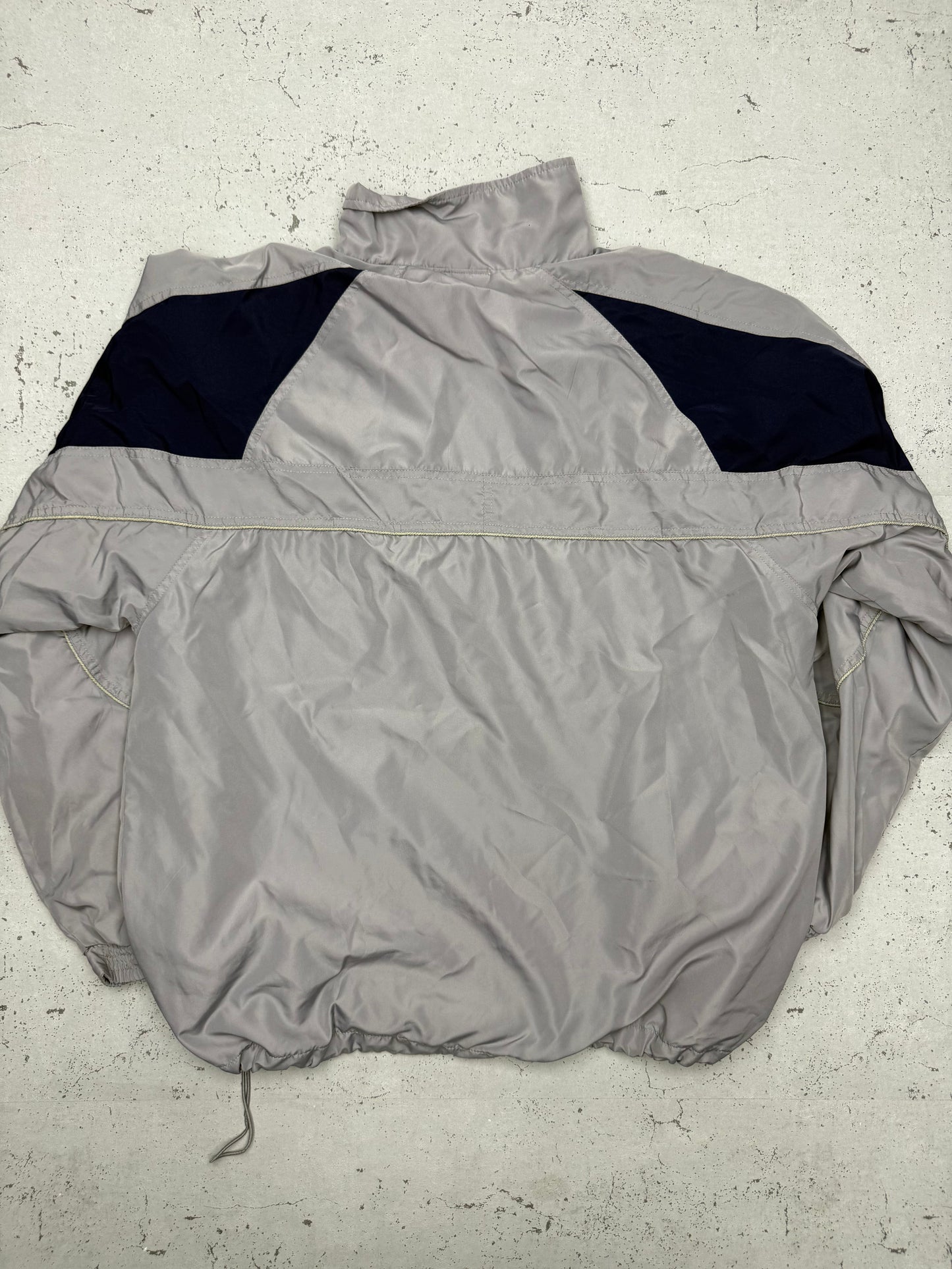 adidas vintage Trainingsjacke Windbreaker grau XL