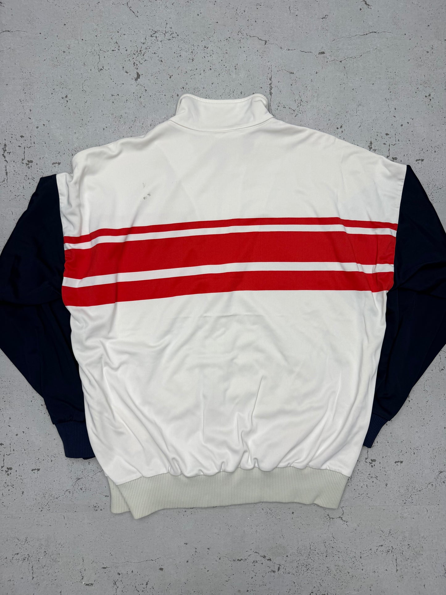 adidas vintage kelag BSK Trainingsjacke Zipper weiß L