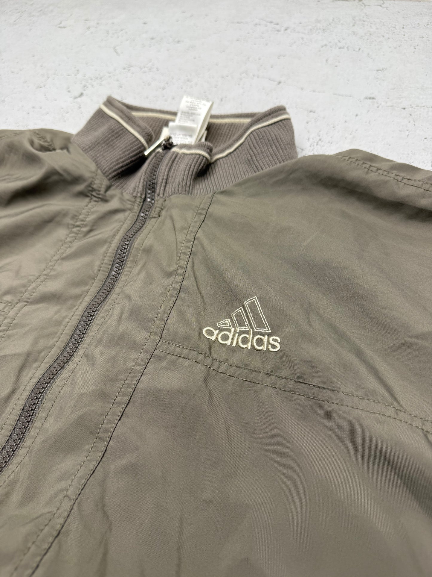 Adidas vintage Trackjacket Windbreaker braun M
