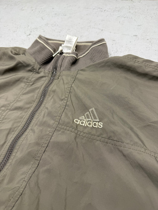 Adidas vintage Trackjacket Windbreaker braun M