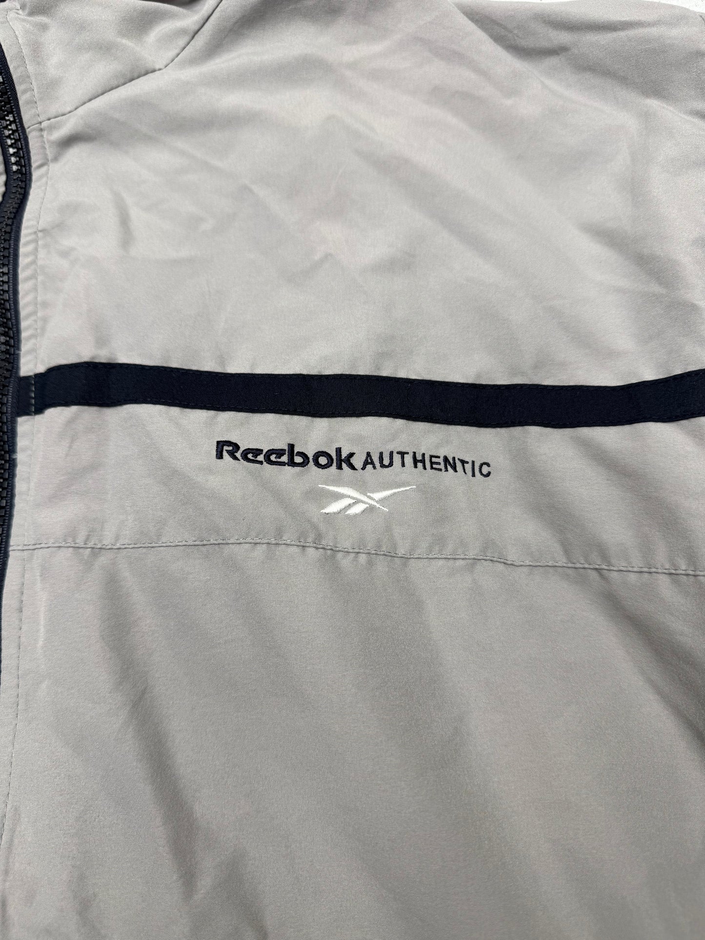 Reebok vintage Authentic Trainingsjacke Traackjacket grau L