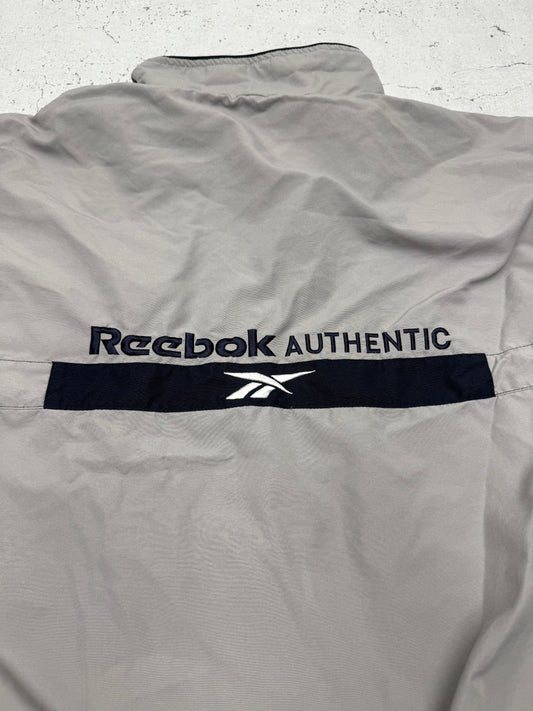 Reebok vintage Authentic Trainingsjacke Traackjacket grau L