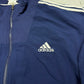 adidas vintage Trainingsjacke Windreaker blau L